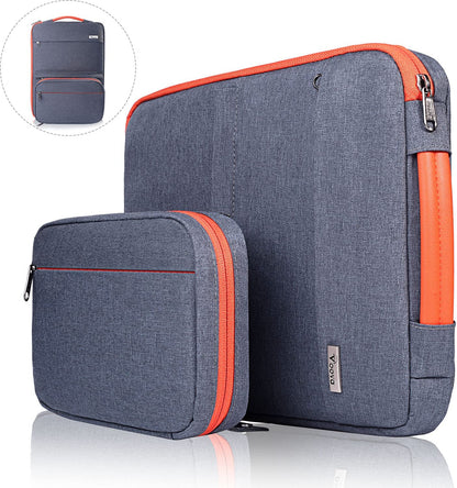 Laptop Sleeve Case 13 14 Inch Compatible with Macbook Air 13 M2/M3/M4, Macbook Pro 13/14,13.5”Surface Laptop 4/5,Chromebook 14,2 in 1 Waterproof Computer Bag with Detachable Accessory Pouch